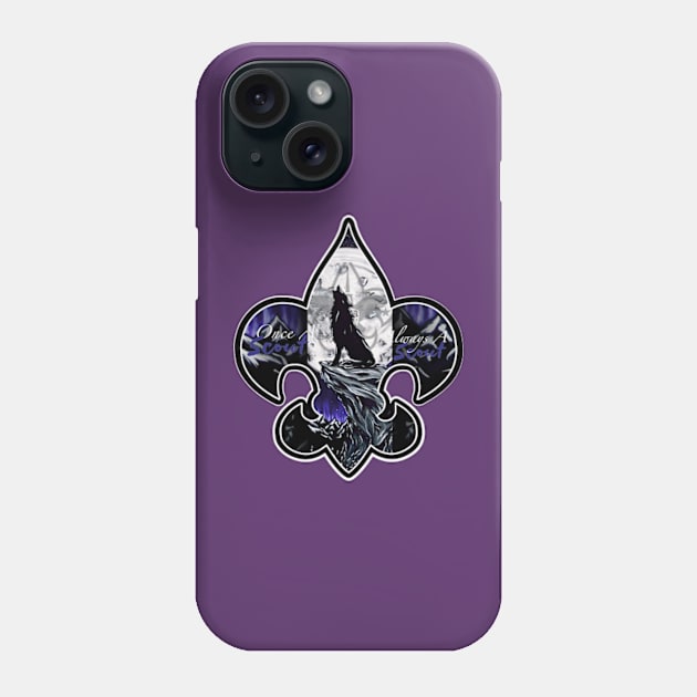 Once a Scout. Always A Scout Phone Case by JBauerart