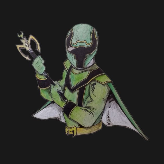 Mystic Force Green Ranger by ArtofJesseCobb