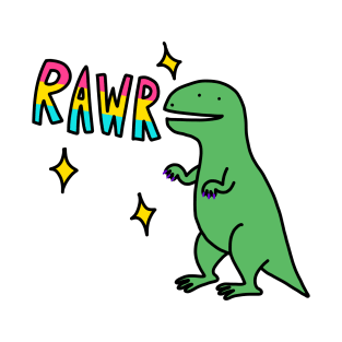 Rawr pan dinosaur T-Shirt