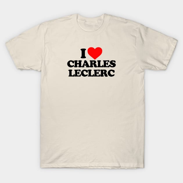 I love Charles Leclerc - Formula 1 - T-Shirt