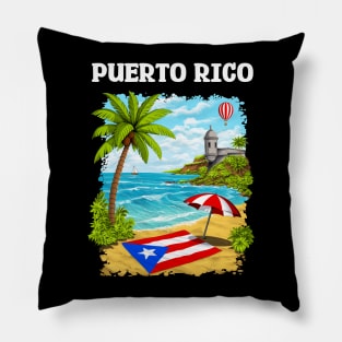 Puerto Rico Vacation Pillow