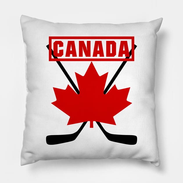 Hockey Pillow by colorsplash
