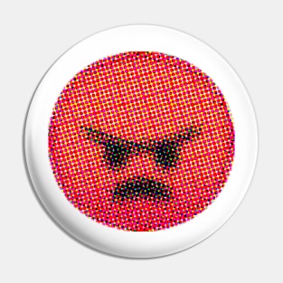 Emoji: Angry (Pouting Face) Pin