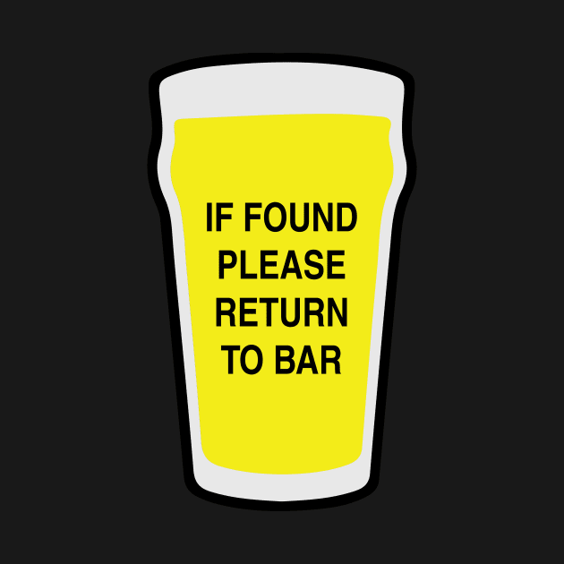 If found please return to bar by Galeaettu