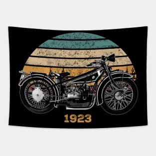 1923 R32 Vintage Motorcycle Design Tapestry