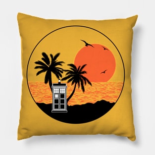 The Doctor on Leisure Island Pillow