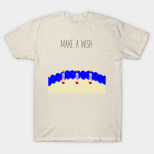 Discover Make A Wish - Typographic - T-Shirt