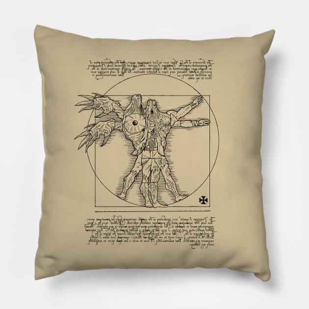 Birkin Vitrubian Pillow by demonigote