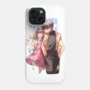 Sakura and Syaoran date Phone Case