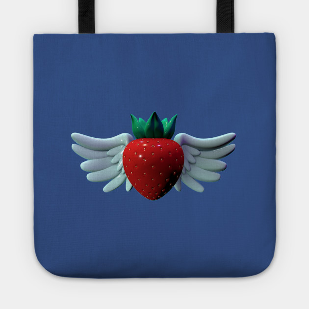 Celeste Strawberry 3d Celeste Tote Teepublic