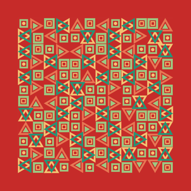 Tiled geometric pattern by Gaspar Avila