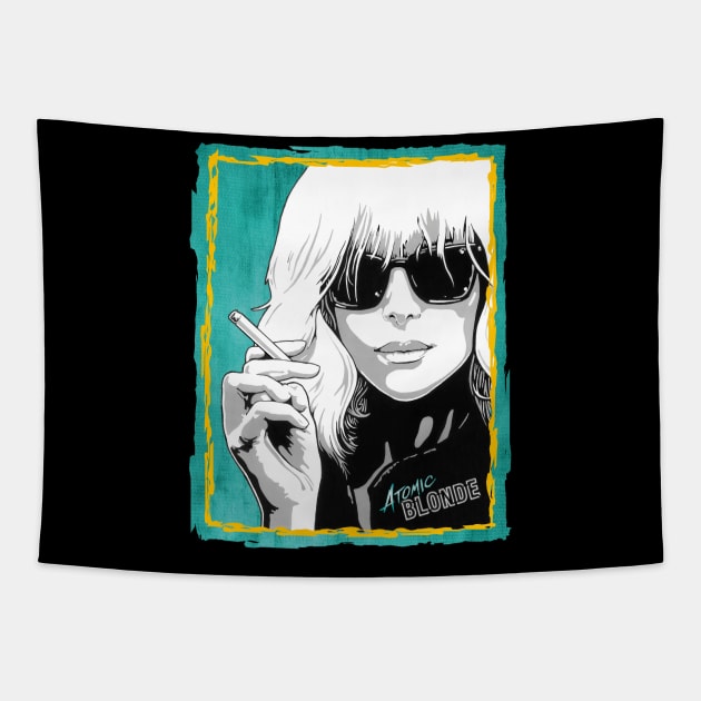 Atomic Blonde Tapestry by RustyRyan