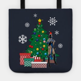 Kitana Around The Christmas Tree Mortal Kombat Tote