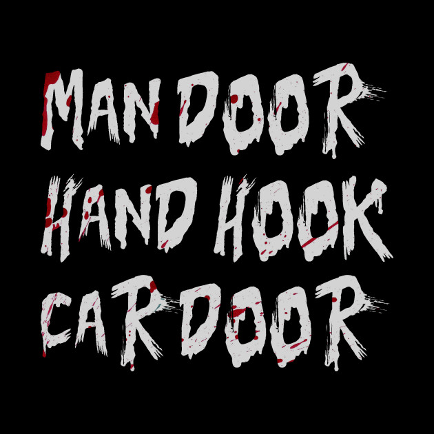 Man Door Hand Hook Meme Funny Scary Creepypasta Tasse