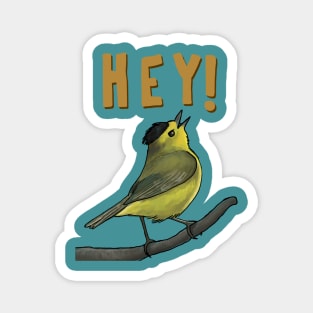 HEY! Yellow Warbler Magnet