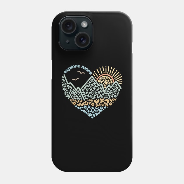 Explore More Adventure Hiking Phone Case by uncommontee