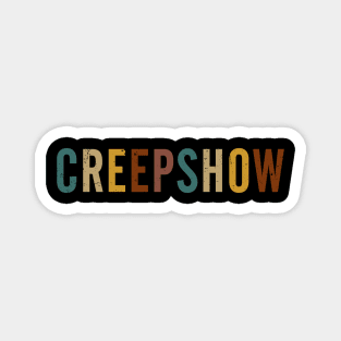 Graphic Colorful Creepshow Name Birthday 70s 80s 90s Magnet