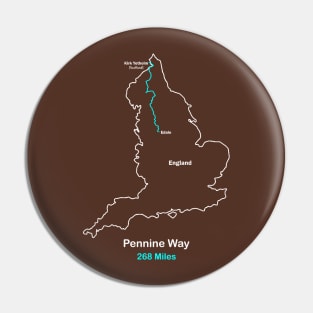 Pennine Way Route Map Pin