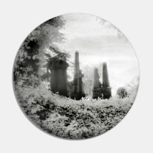 A Victorian Graveyard shot using infra-red film, West Midlands, UK Pin
