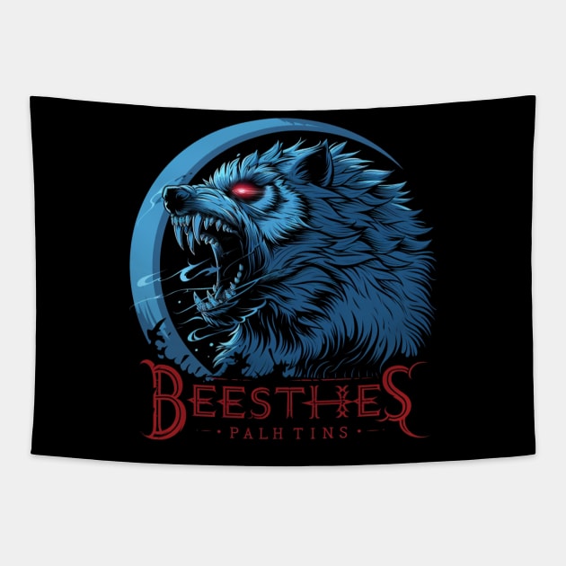 Demon Slayer Tantalizing Techniques Tapestry by labyrinth pattern