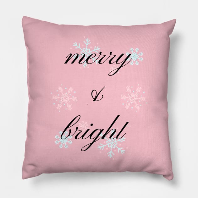 Merry and Bright Pillow by Brooke Rae's