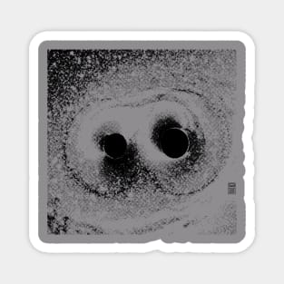 Gravitational Waves (halftone) Magnet