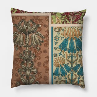 Abstract Floral Pattern Pillow