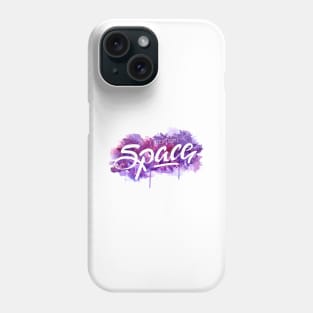 I Need Some Space Watercolour Hand Lettering Phone Case