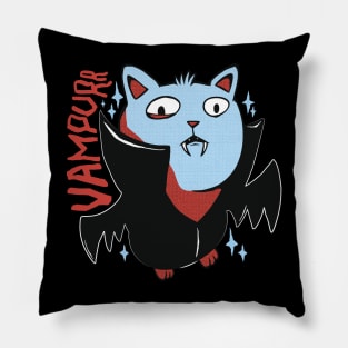 Vampurr Cat Vampire Pillow