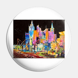 Las Vegas Cityscape Pin