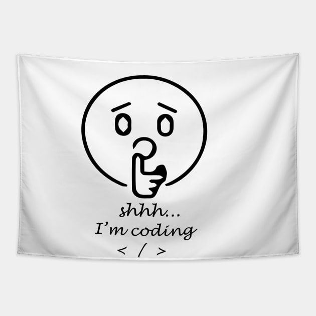 Shh.. I am coding Tapestry by Sezoman