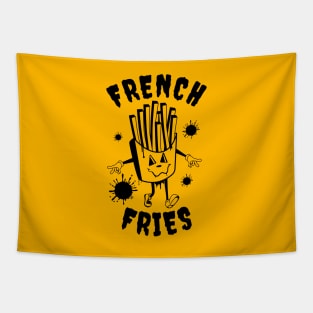 Sinister french fries Tapestry