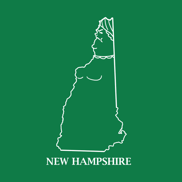 A funny map of New Hampshire 2 by percivalrussell