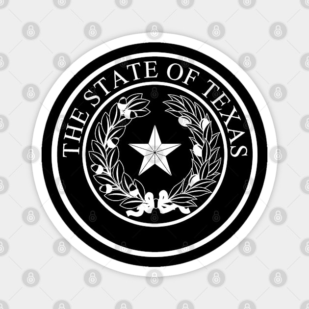 Texas Seal Magnet by Historia