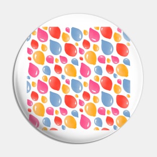 Colorful Party Balloon Pattern Pin