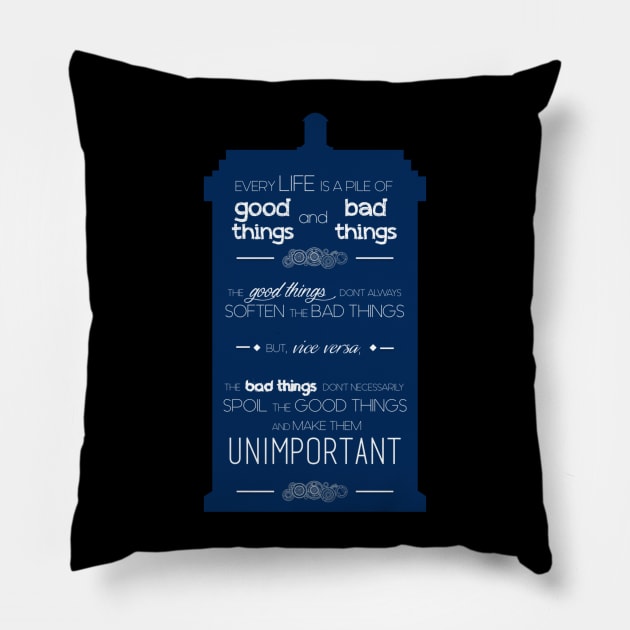 Vincent and the Doctor: quote Pillow by _Eleanore_