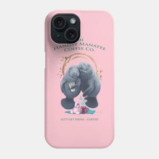 The Handsy Manatee Coffee Co. Phone Case