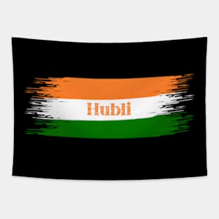 Hubli City India Flag Indians Vacation Home City Tapestry