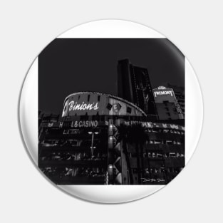 Viva Las Vegas - Black And White Pin