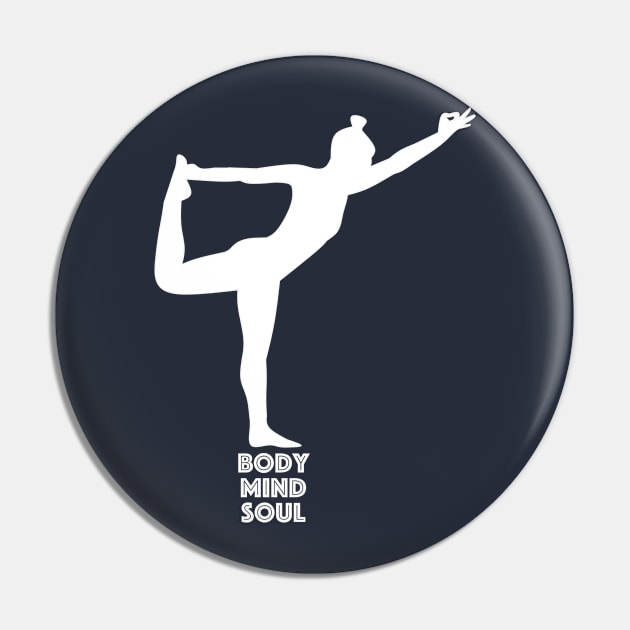 Body Mind & Soul Pin by Cre8tiveSpirit