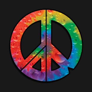 Dab Peace Logo - Tie-Dye T-Shirt