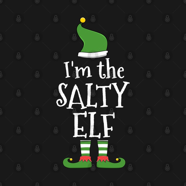 Salty Elf Costume for Matching Family Christmas Group by jkshirts