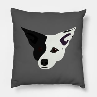 Sabrina The Rat Terrier Mix Pillow