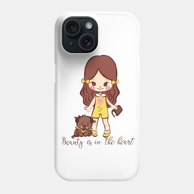 belle beauty beast Phone Case by mapetitepoupee