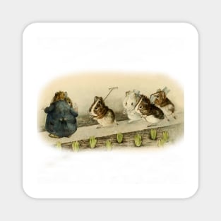 “Guinea Pig Garden” by Beatrix Potter Magnet