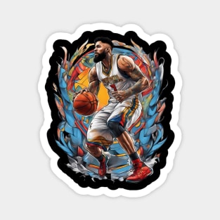 Street Basketballer Magnet