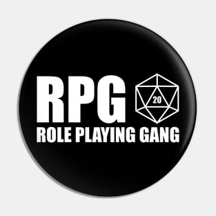 RPG Design - Role Playing Gang Pin