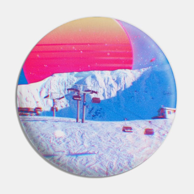 Aesthetic Ski Pin by lofi_retrowave