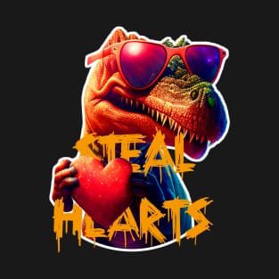 trex steal heart T-Shirt