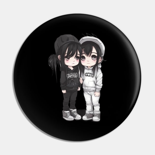 Emo Friends Pin by animegirlnft